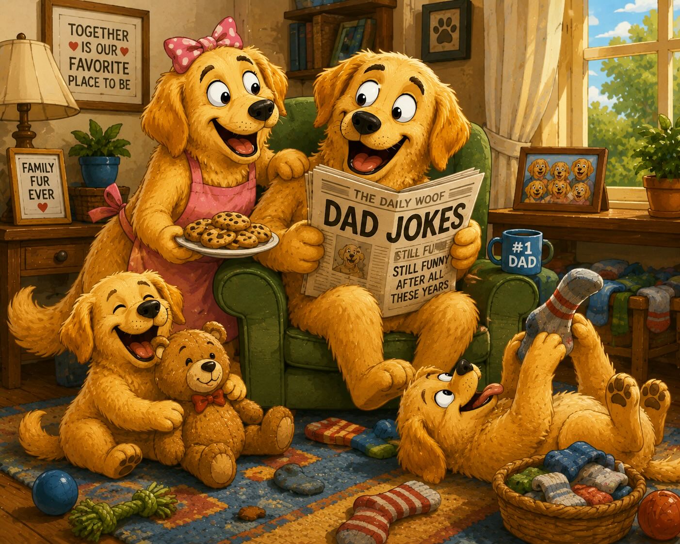 Funny pet dog jokes cartoon